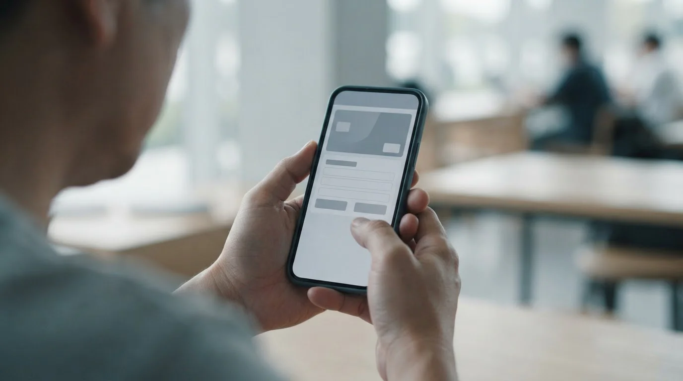 Smartphone mit Zahlungs-Interface und gesetzlichem Einzahlungslimit im Fokus